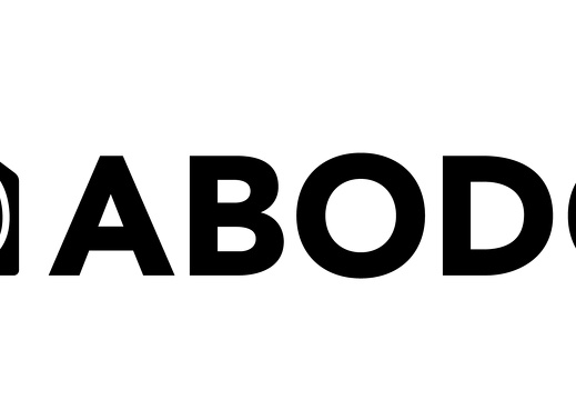 Abodo Brandmark Horizontal Black